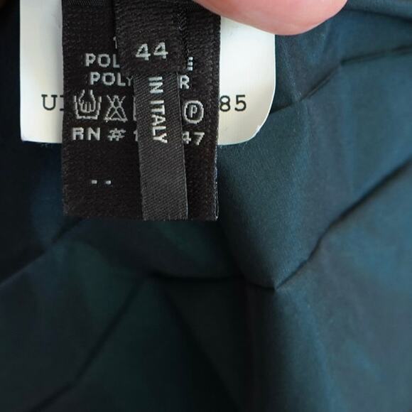 Weber Round Pleated Mini‎ Skirt Black Womens Size 44 - Picture 6 of 8